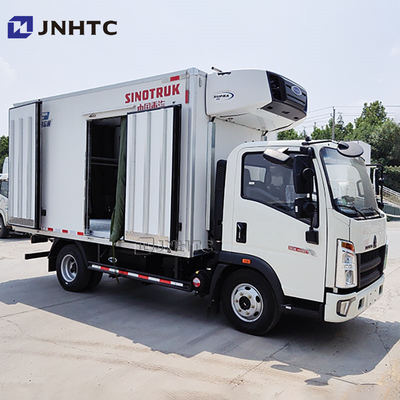 Nouveau HOWO 3t 4t 5t 4x2 camion réfrigérateur camion de nourriture légère camion réfrigérateur