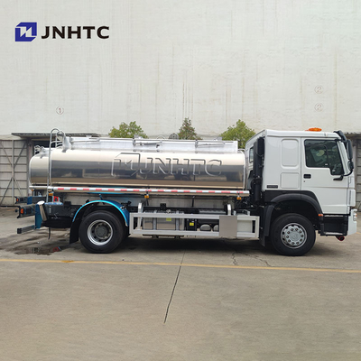 Sinotruk Howo Camion-citerne à carburant 6 roues alliage d'aluminium 10000 litres avec distributeur Camion-citerne à pétrole