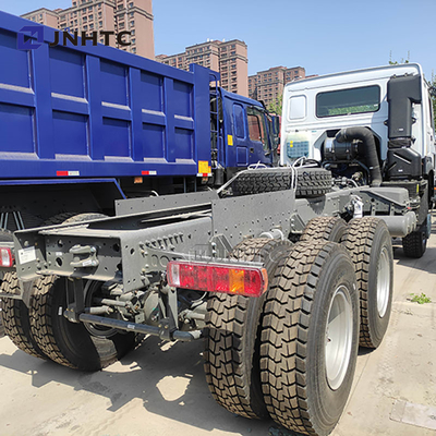 HOWO 6X6 Chassis de camion de décharge 20m3 380hp 10 roues pour le levage avant 40-50t