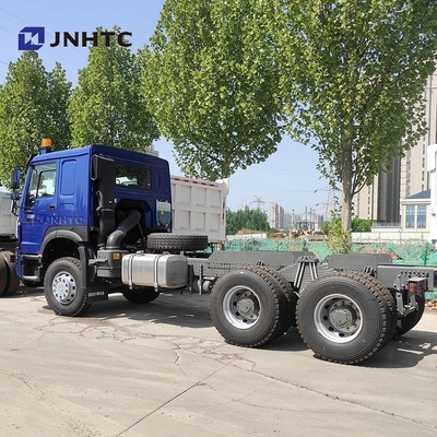 Nouveau HOWO 6X4 chassis de camion à remontage 400HP 10 roues Chassis de camion à décharge bleu
