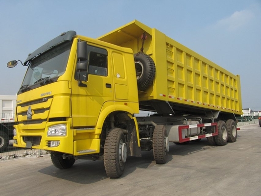 Le camion à benne basculante jaune de 371hp 20M3 RHD Sinotruk Howo 6x4 pour 40-50 tonnes chargent