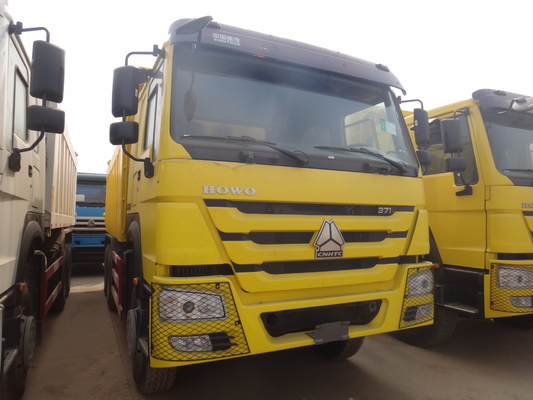 Le camion à benne basculante jaune de 371hp 20M3 RHD Sinotruk Howo 6x4 pour 40-50 tonnes chargent