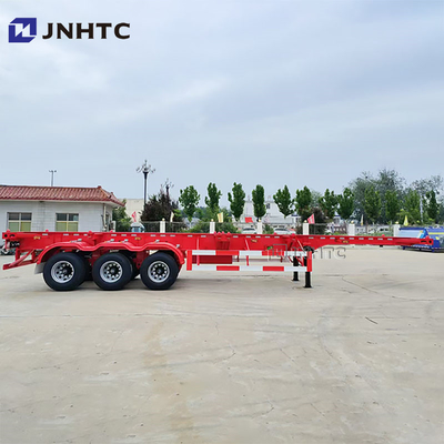 Chassis de conteneur personnalisable de 20 pieds et 40 pieds, vente de 3 essieux, remorque à conteneurs, squelette, semi-remorque, camion