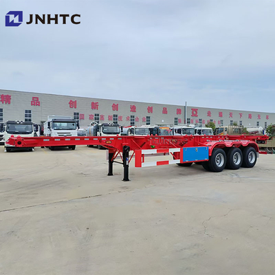 Chassis de conteneur personnalisable de 20 pieds et 40 pieds, vente de 3 essieux, remorque à conteneurs, squelette, semi-remorque, camion