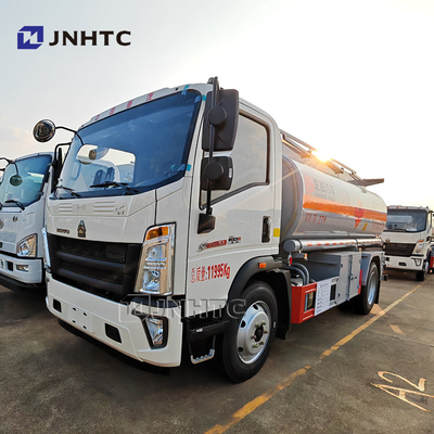 Prix bas HOWO 10m3 Euro2 Euro3 Benzine essence diesel carburant léger pétrole de livraison camion pétrolier turc