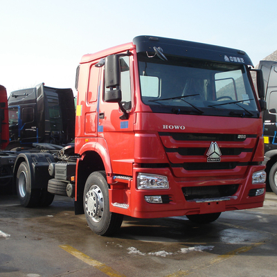 Le camion rouge RHD 10 de tracteur de remorquage/perfection de SINOTRUK HOWO roule 371 HP ZZ4257S3241W