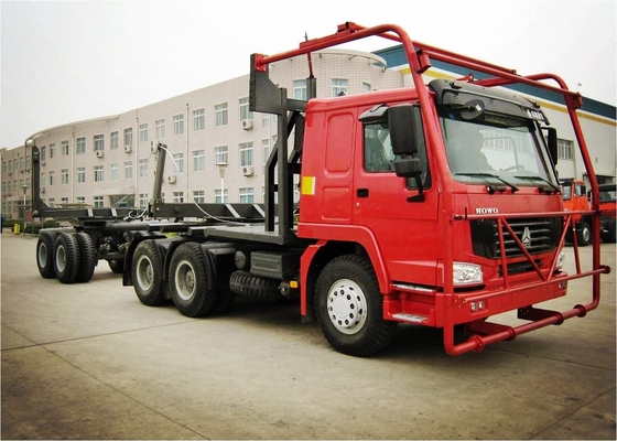 Marque motrice droite de Sinotruk Howo de camion de transporteur de rondin de 6*6 400l avec toute couleur