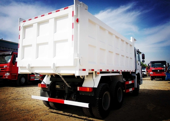 Chevaux-vapeur résistants du camion à benne basculante de l'euro II de Sinotruk Howo 6x4 371 25 tonnes de chargement