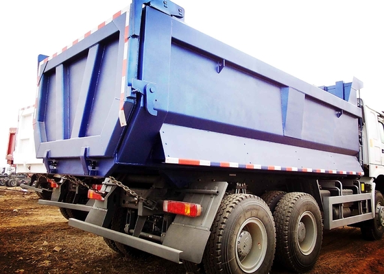 Chevaux-vapeur résistants du camion à benne basculante de l'euro II de Sinotruk Howo 6x4 371 25 tonnes de chargement