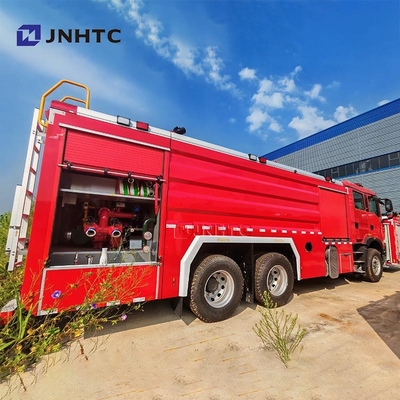 HOWO Camion de lutte contre les incendies 6X4 480 chevaux 5000L Cisterne à mousse d'eau Camion de lutte contre les incendies Mini Camion de lutte contre les incendies
