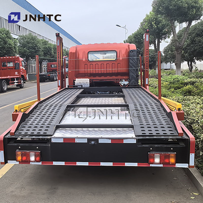 Remorquage de 3 voitures Sinotruk HOWO 4X2 Double pont 5t 6t Carburant diesel entièrement débarqué Détructeur de sauvetage Véhicule de sauvetage camion de remorquage à plat