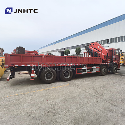 Shacman M3000 8x4 chargement lourd hydraulique camion grue Shenbai 25Ton 30Ton 35Ton camion pliable à flèche montée grue à vendre