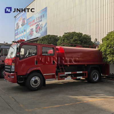 Fabricant HOWO 4x2 5 000L Cisterne à eau Camion de pompiers Camion de lutte contre les incendies Équipement de pompiers Véhicule de pompiers