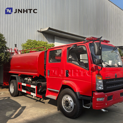 Fabricant HOWO 4x2 5 000L Cisterne à eau Camion de pompiers Camion de lutte contre les incendies Équipement de pompiers Véhicule de pompiers