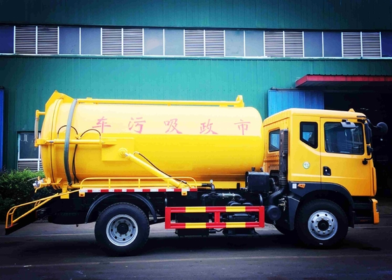 Inclinez le camion d'aspiration d'eaux d'égout de vide de volant/le camion nettoyage d'eaux d'égout