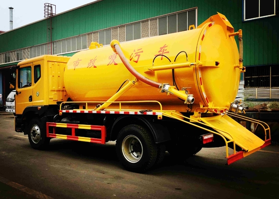 Axes avant diesel du camion HF7 d'aspiration d'égout de la couleur jaune SINOTRUCK 6M3
