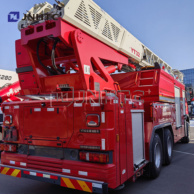 6x4 personnalisé 32 mètres de hauteur de travail échelle aérienne camion de pompiers pour le sauvetage de bâtiments de grande hauteur