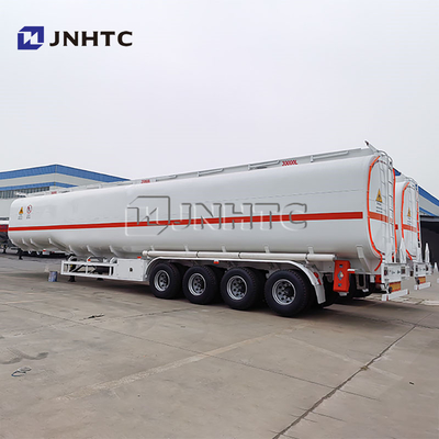 4 essieux 75000L réservoir de carburant en fer et acier semi-trailer à vendre