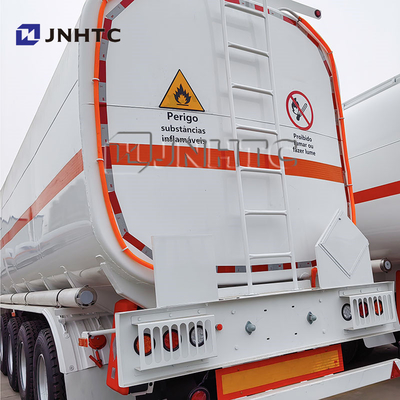 4 essieux 75000L réservoir de carburant en fer et acier semi-trailer à vendre
