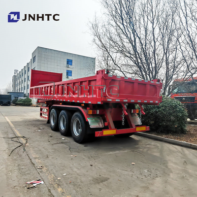 Chine Marque 3 Axle Hydraulique Camions à grains Remorques Dumping Dump Rear End Dump Tipper Semi-camions remorque pour camions