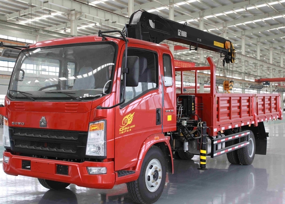 360 tout le boom d'articulation monté par camion de rotation tend le cou 10 la couleur rouge de la tonne SQ10ZK3Q
