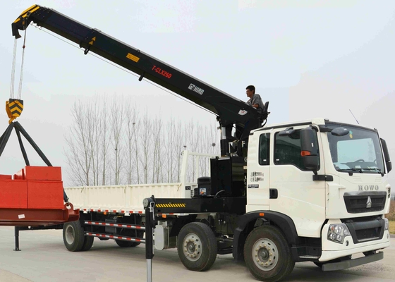 360 tout le boom d'articulation monté par camion de rotation tend le cou 10 la couleur rouge de la tonne SQ10ZK3Q
