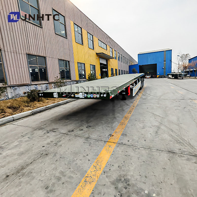 3 essieux 40 tonnes semi-remorque à plat 20 pieds 40 pieds conteneurs