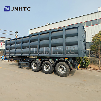 Dump Semi-remorque 40 tonnes 50 tonnes camion 3 axles remorque hydraulique minière pour les clients optionnel