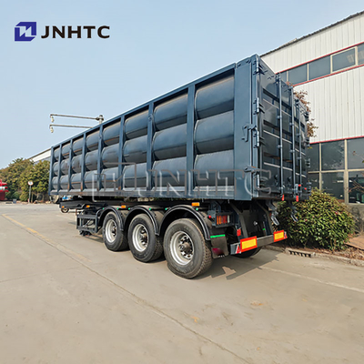 Dump Semi-remorque 40 tonnes 50 tonnes camion 3 axles remorque hydraulique minière pour les clients optionnel