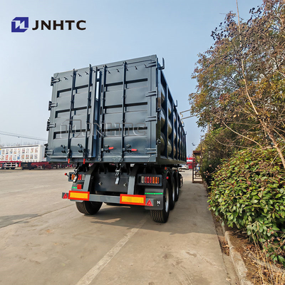 Dump Semi-remorque 40 tonnes 50 tonnes camion 3 axles remorque hydraulique minière pour les clients optionnel
