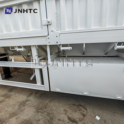 2 axes 3 axes 20Ton-40Ton Cargo Box Semi-remorque avec 40ft-45ft transport de clôture latérale