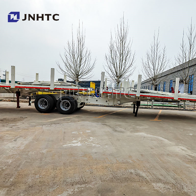 2 axes 3 axes 50 tonnes 20 pieds 40 pieds 45 pieds Container à lit plat semi-remorque remorque plat