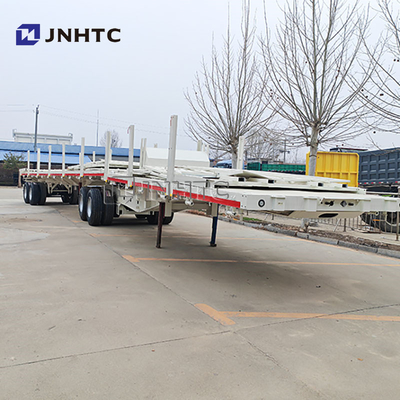 2 axes 3 axes 50 tonnes 20 pieds 40 pieds 45 pieds Container à lit plat semi-remorque remorque plat