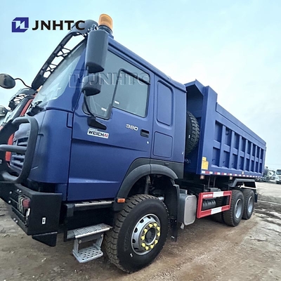 HOWO Camion à décharge 6X6 à traction intégrale 25 mètres cubes 10 roues à bascule