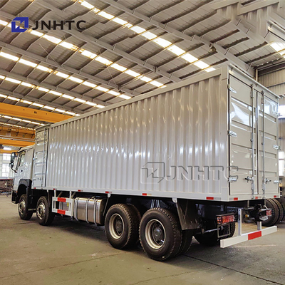 25 tonnes Truck Howo 8*4 Van Trucks Diesel Transmission manuelle Conteneurs épaissis Boîtes de fret