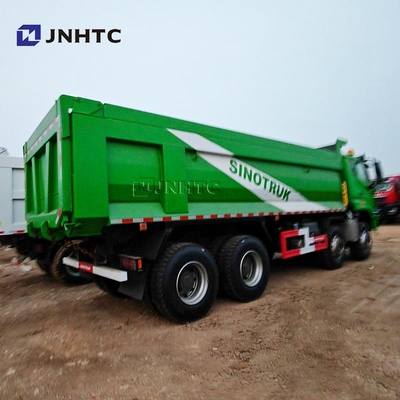 HOWO Nx Chariot de décharge lourd 6X4 8X4 12 roues 30 tonnes Chariot de décharge de sable minier
