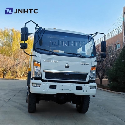 Howo Mini 4*4 6 roues Double rangée de cabine camion de fret avec télécopieur