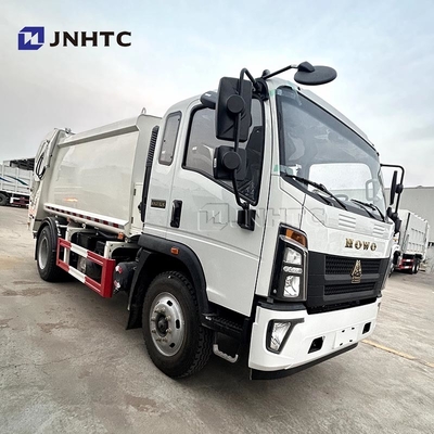 HOWO Chariot de déchets légers 10 M3 4X2 Chariot compacteur de déchets de petite taille