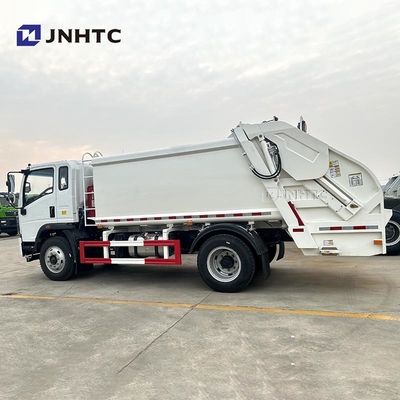 HOWO Chariot de déchets légers 10 M3 4X2 Chariot compacteur de déchets de petite taille