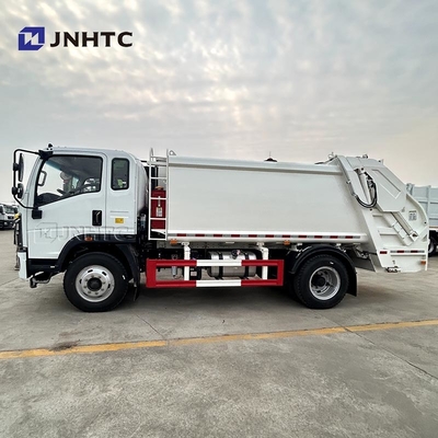 HOWO Chariot de déchets légers 10 M3 4X2 Chariot compacteur de déchets de petite taille