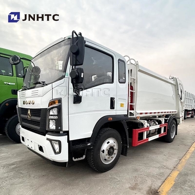 HOWO Chariot de déchets légers 10 M3 4X2 Chariot compacteur de déchets de petite taille