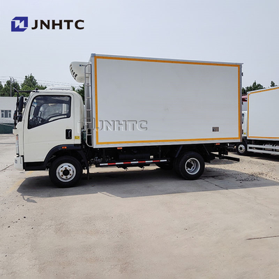 Camion réfrigérateur Sinotruk 4x2 Camion réfrigérateur 5 tonnes Camion de refroidissement pour le transport de poissons vivants