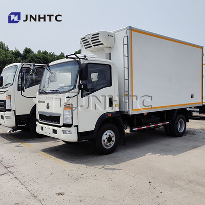 Camion réfrigérateur Sinotruk 4x2 Camion réfrigérateur 5 tonnes Camion de refroidissement pour le transport de poissons vivants