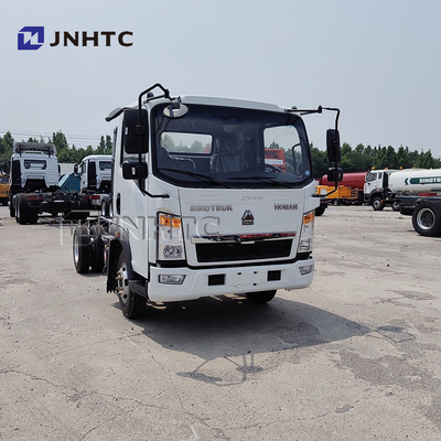 Sinotruck Howo 4x2 5 tonnes 8 tonnes de fret léger / camion-décharge Chassis carburant diesel Euro 2 émission Direction gauche