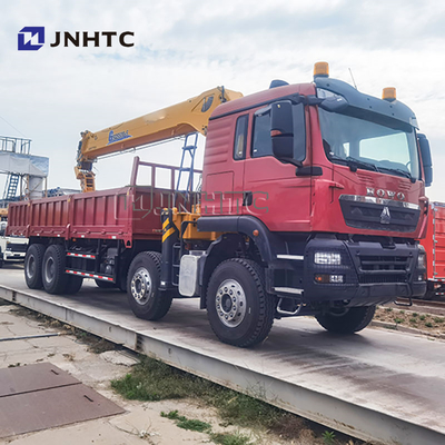 Prix d'usine SINOTRUK HOWO TX 371HP Camion de fret 20 tonnes avec grue à flèche droite à vendre