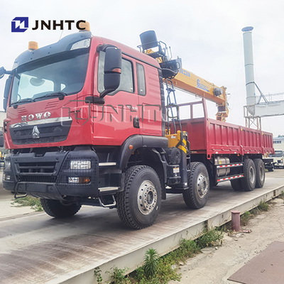 Prix d'usine SINOTRUK HOWO TX 371HP Camion de fret 20 tonnes avec grue à flèche droite à vendre