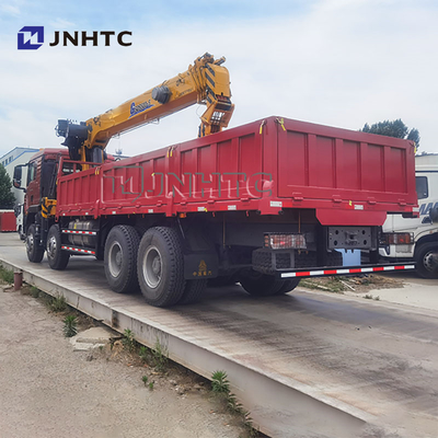 Prix d'usine SINOTRUK HOWO TX 371HP Camion de fret 20 tonnes avec grue à flèche droite à vendre
