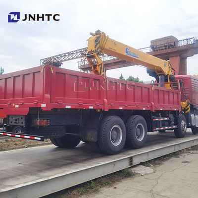 Prix d'usine SINOTRUK HOWO TX 371HP Camion de fret 20 tonnes avec grue à flèche droite à vendre