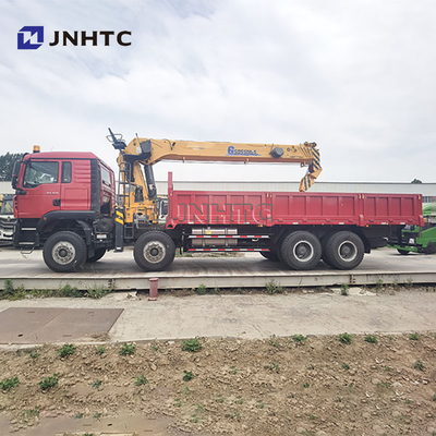 Prix d'usine SINOTRUK HOWO TX 371HP Camion de fret 20 tonnes avec grue à flèche droite à vendre
