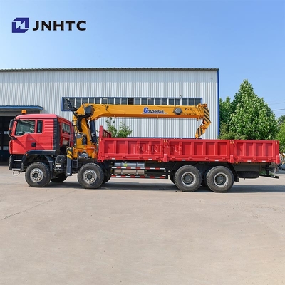 Grue montée sur camion Howo TX Cargo 8x4 avec grue à flèche droite de 12 à 20 tonnes